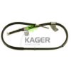 KAGER 19-0834 Cable, parking brake